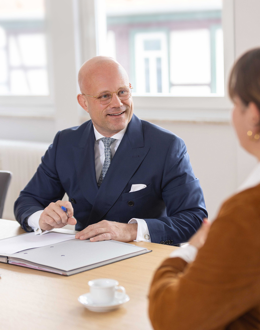 Besprechung in der Kanzlei
